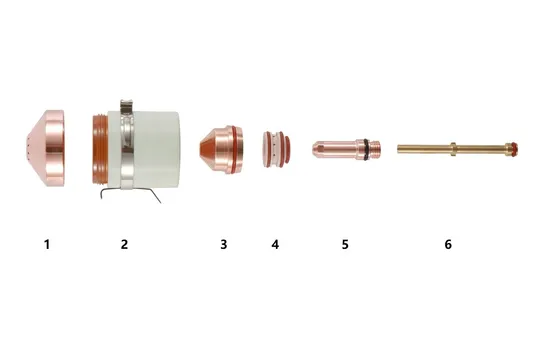 220937 420044 420045 Plasma Cutting Torch Consumables Electrode for Maxpro 200
